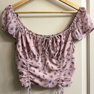 Cotton Candy top/crop top size medium